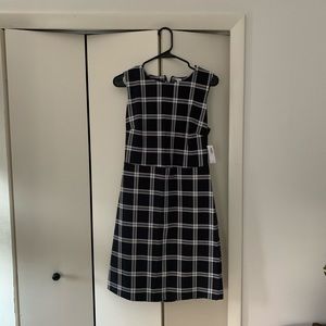 Plaid A-line Dress